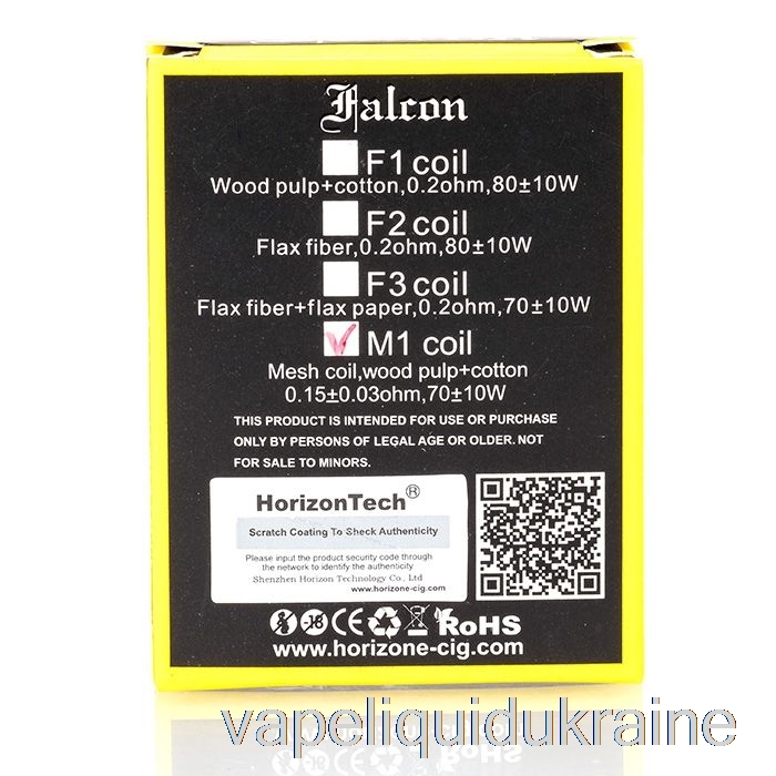 Vape Ukraine Horizon Falcon Replacement Coils 0.15ohm M1 Mesh Coils